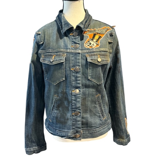 One of a can J. Crew Blue Denim Jacket